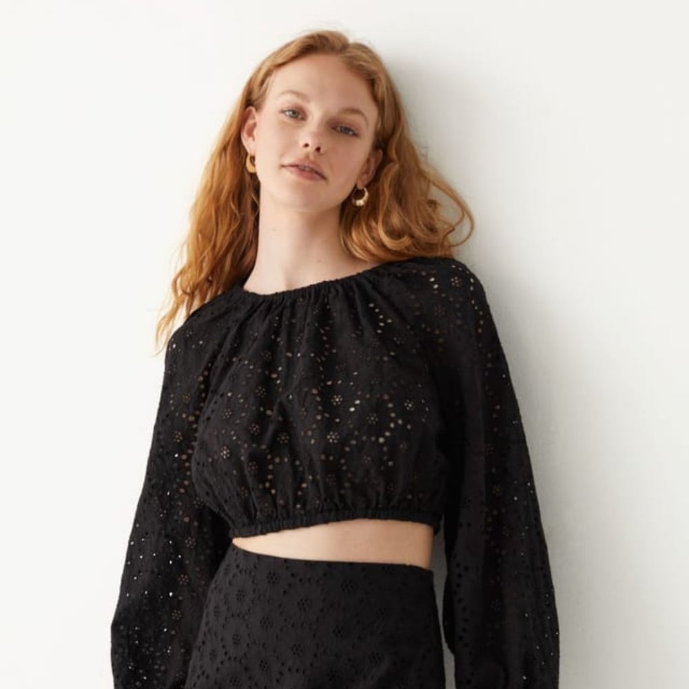 NWT & OTHER STORIES Voluminous Crop Top (Matching Skirt Available)